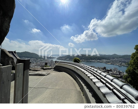 Midsummer Onomichi Channel seen from Senkoji Temple 80839762