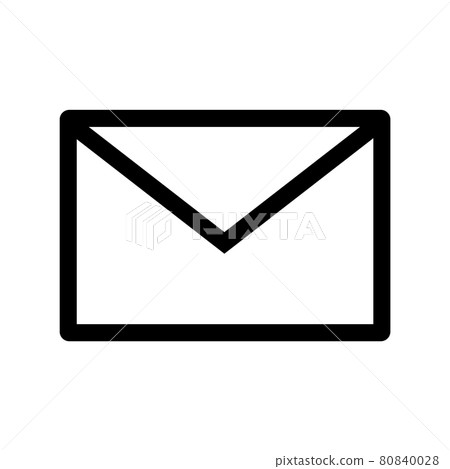 Simple email vector illustration - Stock Illustration [80840028] - PIXTA