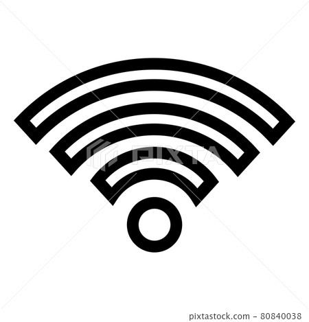Simple wifi vector illustration 80840038