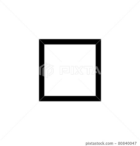 Simple stop vector illustration - Stock Illustration [80840047] - PIXTA