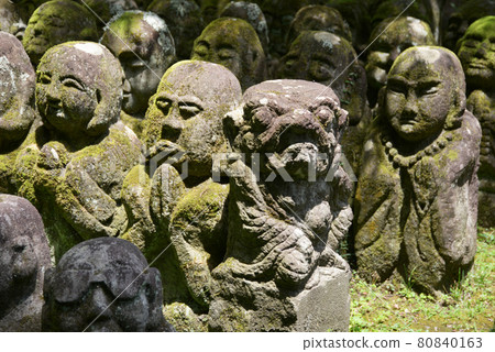 Atago Nenbutsu-ji Temple Rakan Statue Sagano, Kyoto City 80840163