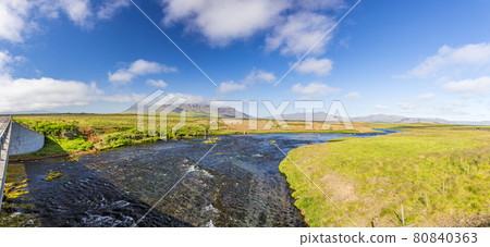 iceland, river, landscape 80840363