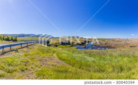 iceland, landscape, basalt 80840394