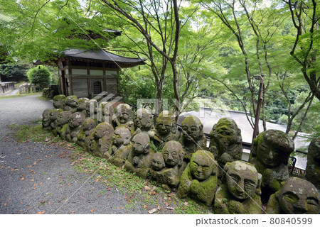 Atago Nenbutsu-ji Temple Fureai Kannon-do and Rakan Statue Sagano, Kyoto City 80840599