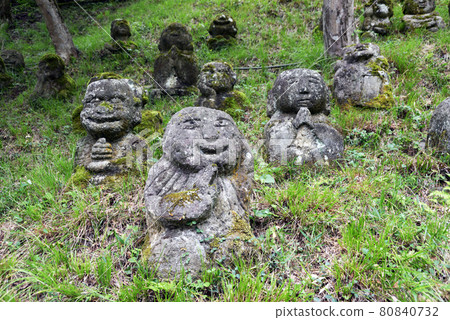 Atago Nenbutsu-ji Temple Rakan Statue Sagano, Kyoto City 80840732