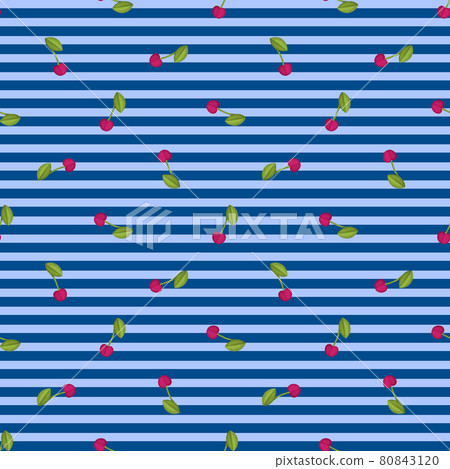 Fresh Cherry Hand drawn Seamless Pattern design. Red Cherry Berry creative surface texture for textile, wrapping paper and wallpapers. Fresh Cherry Hand drawn Seamless Pattern design. Red Cherry Berry creative surface texture for textile, wrapping paper and wallpapers. 80843120