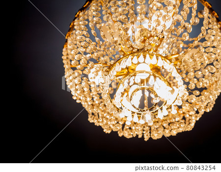 beautiful crystal chandelier. 80843254