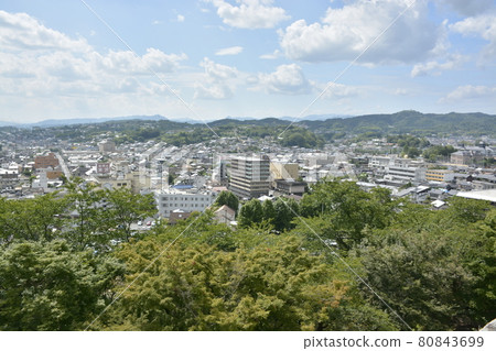 [Okayama Prefecture] Cityscape of Tsuyama city 80843699