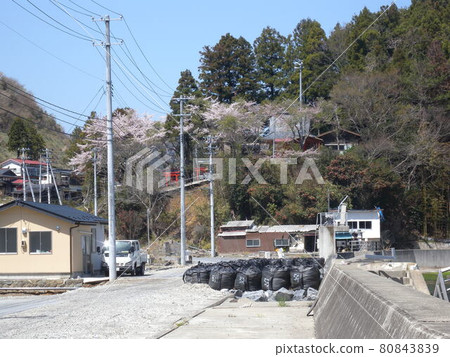 2012 年東日本大地震一年後的石卷市小月町水濱 2012 年東日本大地震一年後的石卷市小月町水濱 80843839