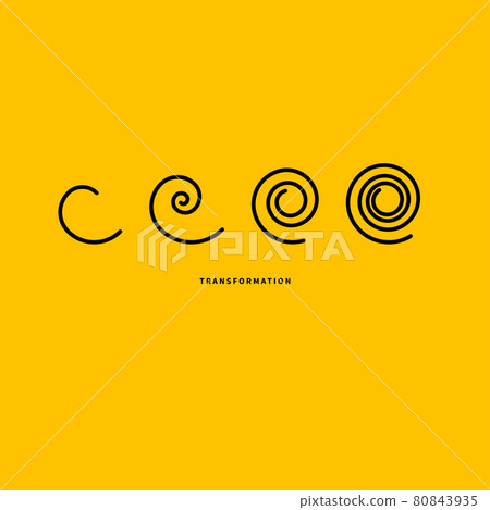 Evolution logo, change metaphor, coaching sign Evolution logo, change metaphor, coaching sign 80843935