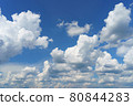 Summer clouds in the blue sky 80844283