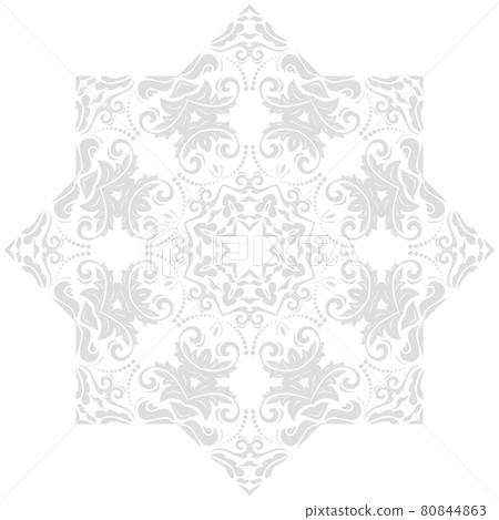 Classic Vector Fine Pattern With Various Arabesques Classic Vector Fine Pattern With Various Arabesques 80844863