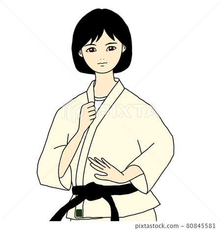 Woman learning martial arts Woman learning martial arts 80845581
