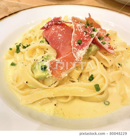 火腿麵食特寫 80848229
