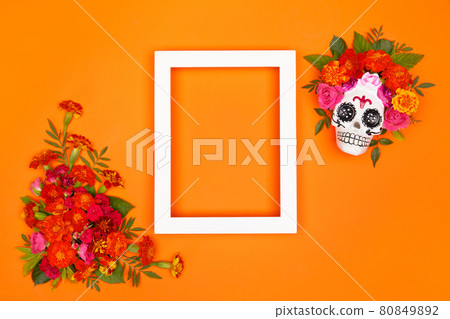 Day of the dead, Dia De Los Muertos Celebration Background Day of the dead, Dia De Los Muertos Celebration Background 80849892