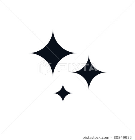 Shine stars minimal icon, brilliance effect sign. Cleaning service logo, sparkling twinkling sparkle symbol. Firework symbol vector illustration Shine stars minimal icon, brilliance effect sign. Cleaning service logo, sparkling twinkling sparkle symbol. Firework symbol vector illustration 80849953