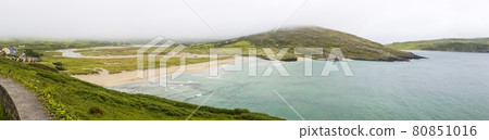Panoramic picture of Barleycove beach in southern Ireland during daytime Panoramic picture of Barleycove beach in southern Ireland during daytime 80851016