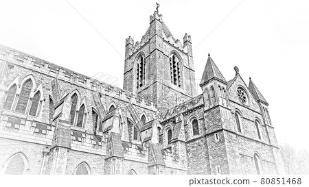 Christchurch Cathedral Dublin - most famous church in the city Christchurch Cathedral Dublin - most famous church in the city 80851468