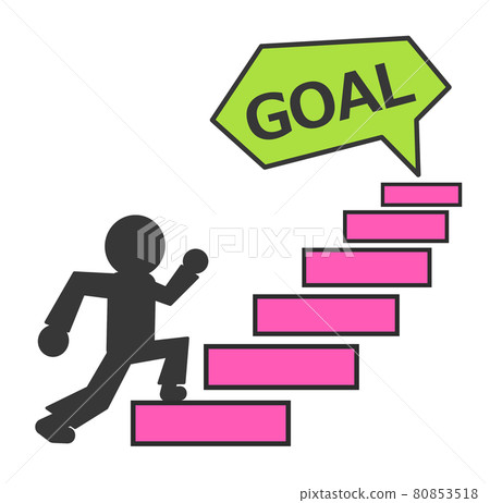 朝著目的地的目標努力的人 朝著目的地的目標努力的人 80853518