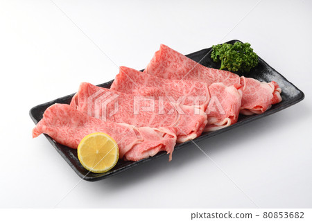 牛肩肉切片高檔肉 牛肩肉切片高檔肉 80853682