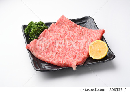 Beef loin sukiyaki Beef loin sukiyaki 80853741