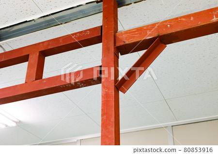 Seat shutter installation work Steel frame base Seat shutter installation work Steel frame base 80853916