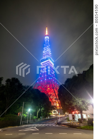 東京塔照亮 80854590