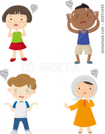 有需要的各種種族的兒童，可持續發展目標 80855848