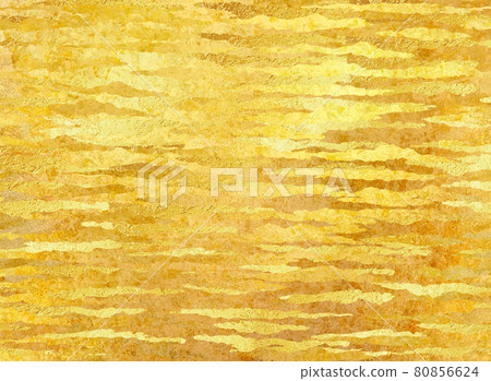Background texture tiger tiger tiger pattern pattern gold gold leaf new year's card new year gold wallpaper pattern 80856624