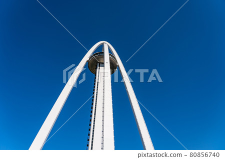 Observation Tower Twin Arch 138 in Kiso Sansen National Government Park, Ichinomiya City, Aichi Prefecture 80856740