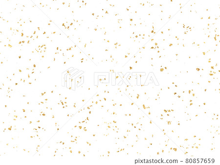 Japanese paper background texture gold leaf on a white background 80857659