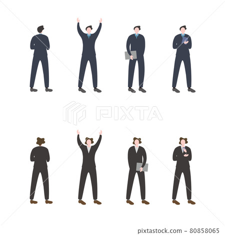 求職 / 商人 / 新畢業成員 / 西裝男商人插圖圖像的男人 求職 / 商人 / 新畢業成員 / 西裝男商人插圖圖像的男人 80858065