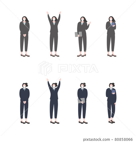 求職 / 女商人 / 新畢業會員 / 穿西裝的女商人 女人的插圖圖像 求職 / 女商人 / 新畢業會員 / 穿西裝的女商人 女人的插圖圖像 80858066