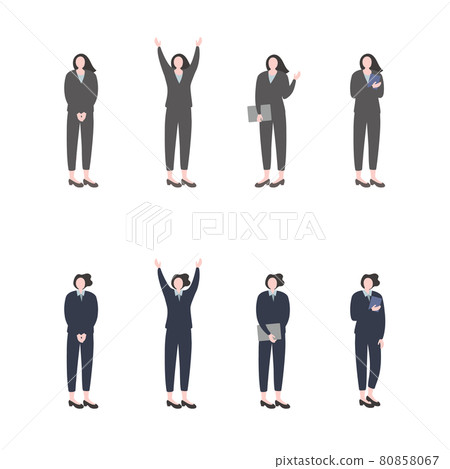 求職 / 商界女強人 / 新畢業生成人西裝圖女性面具圖解 求職 / 商界女強人 / 新畢業生成人西裝圖女性面具圖解 80858067