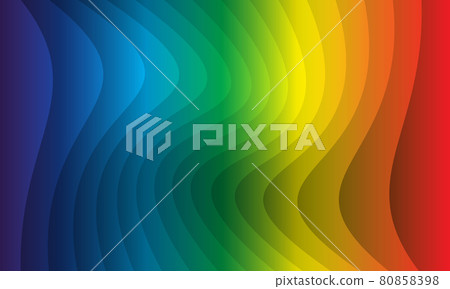 Abstract colorfull background. Rainbow. Visible spectrum. Childish design template. Vector Illustration. EPS10. Spectral flowing waves. Design element for technology, science or modern concept. Abstract colorfull background. Rainbow. Visible spectrum. Childish design template. Vector Illustration. EPS10. Spectral flowing waves. Design element for technology, science or modern concept. 80858398