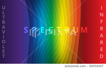 Abstract colorfull background. Rainbow. Visible spectrum. Childish design template. Vector Illustration. EPS10. Spectral flowing waves. Design element for technology, science or modern concept. Abstract colorfull background. Rainbow. Visible spectrum. Childish design template. Vector Illustration. EPS10. Spectral flowing waves. Design element for technology, science or modern concept. 80858407