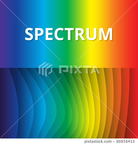 Abstract colorfull background. Rainbow. Visible spectrum. Childish design template. Vector Illustration. EPS10. Spectral flowing waves. Design element for technology, science or modern concept. Abstract colorfull background. Rainbow. Visible spectrum. Childish design template. Vector Illustration. EPS10. Spectral flowing waves. Design element for technology, science or modern concept. 80858413