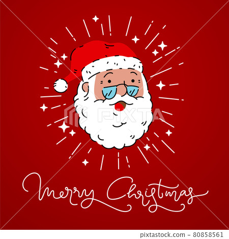 Santa claus sign vector illustration Santa claus sign vector illustration 80858561