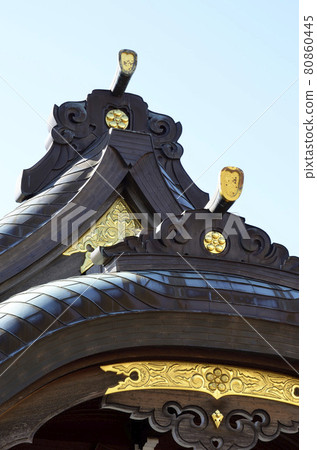 神社的屋頂 神社的屋頂 80860445
