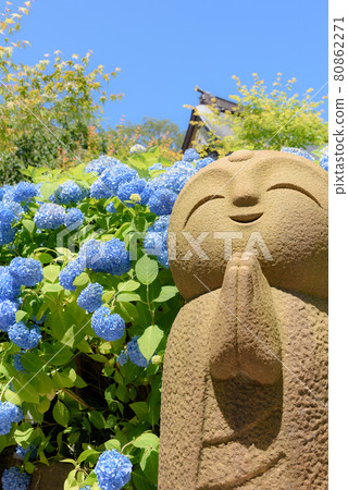Happiness Jizo of Hydrangea Temple Happiness Jizo of Hydrangea Temple 80862271