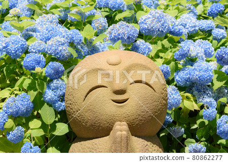 Happiness Jizo of Hydrangea Temple 80862277