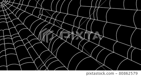 Halloween Spider Web Bannercobweb Background Corner Symbol