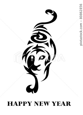 2022年新年賀卡插畫素材 80862856
