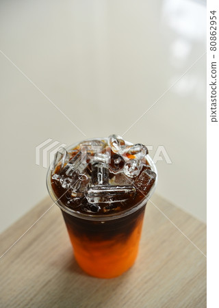 Espresso coffee with finnish vodka, orange juice, grapefruit juice and honey Espresso coffee with finnish vodka, orange juice, grapefruit juice and honey 80862954