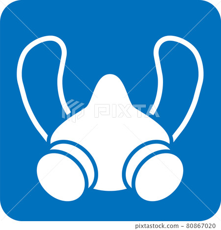 防毒面具象形圖 80867020