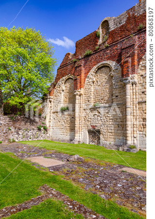 St Augustines Abbey Benedictine monastery remains in Canterbury Kent Southern England UK 80868197