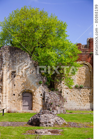 St Augustines Abbey Benedictine monastery remains in Canterbury Kent Southern England UK 80868199