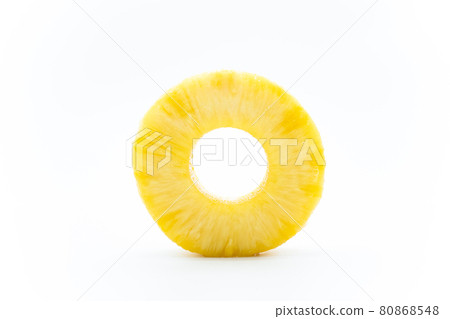 Pineapple white background 80868548