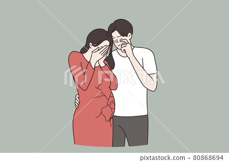 Miscarriage, pregnancy loss, abortion concept Miscarriage, pregnancy loss, abortion concept 80868694