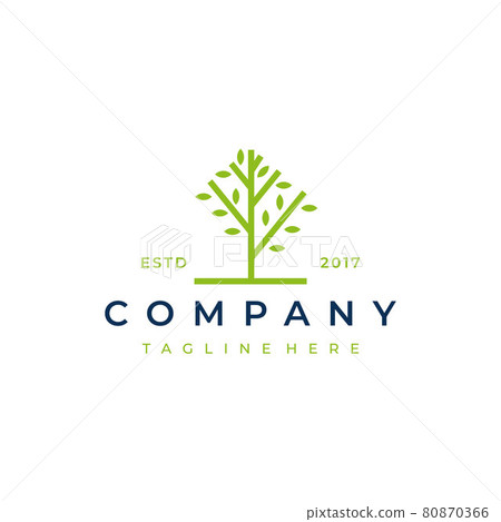 Tree logo design vector icon illustration Tree logo design vector icon illustration 80870366